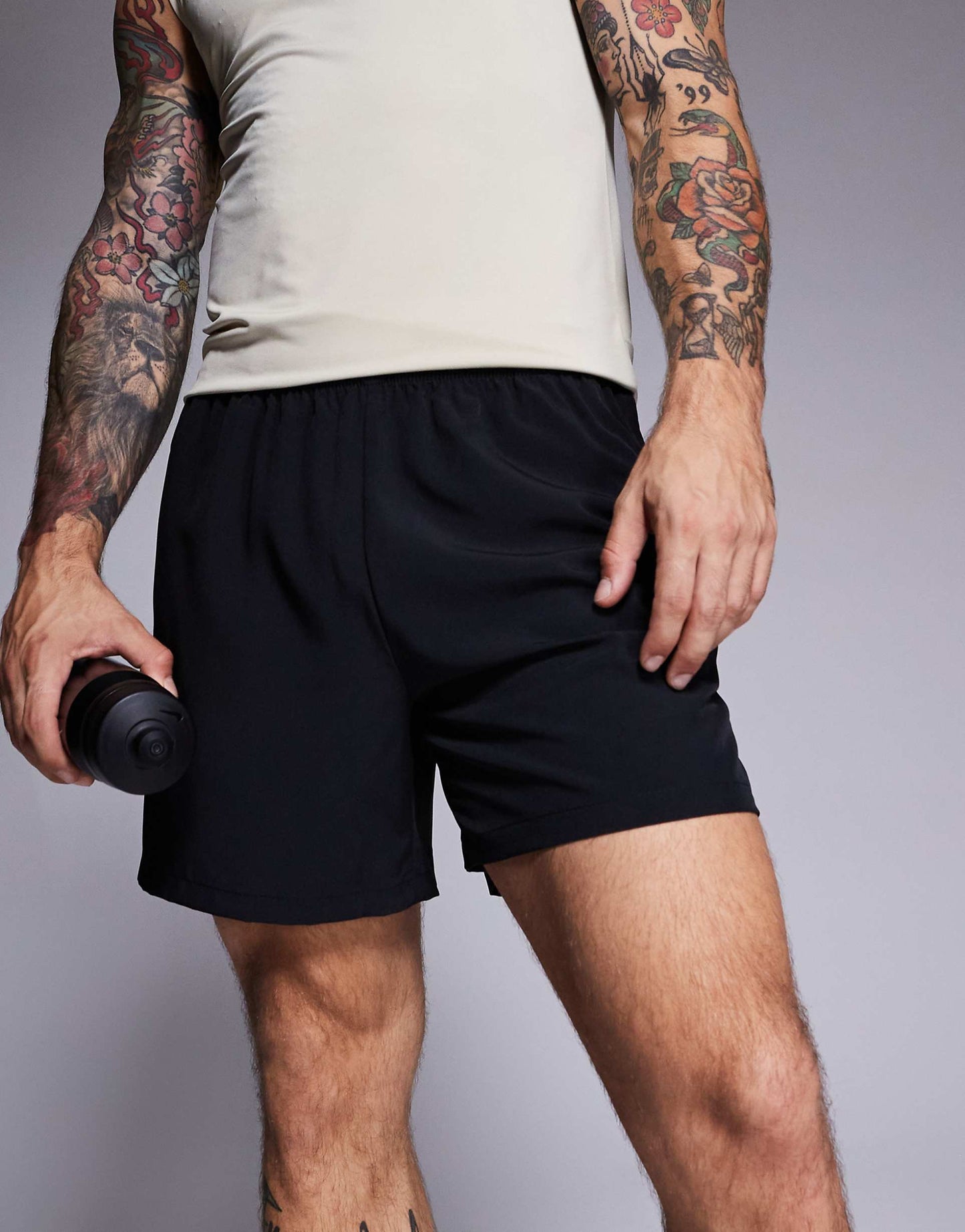 Icon 5 Inch Quick Dry Training Shorts With Zip Pockets