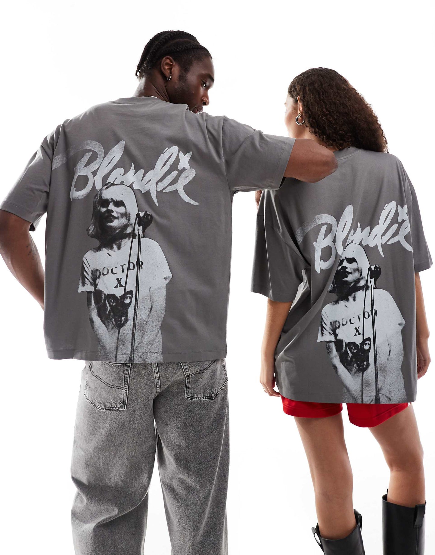 Unisex Oversized T-Shirt With Blondie Print