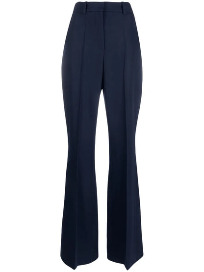 Wool Flared Trousers