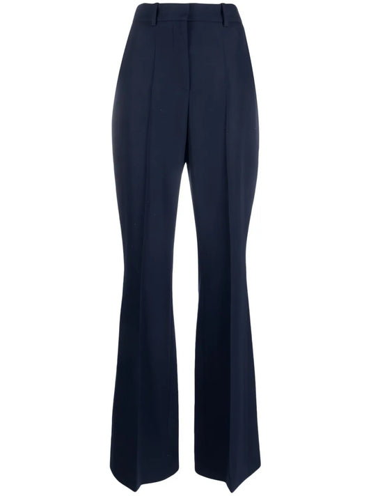 Wool Flared Trousers