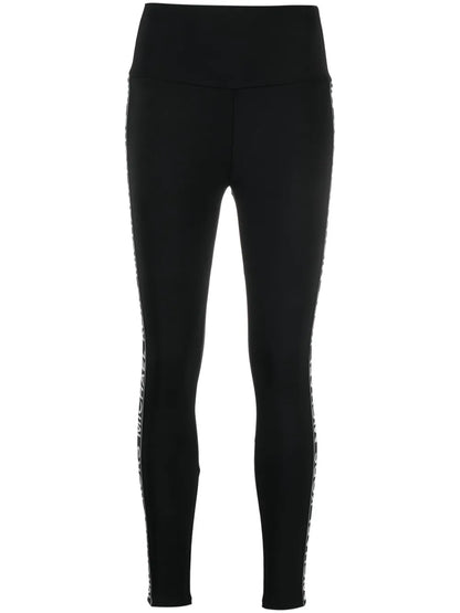 Logo-Tape High-Waisted Leggings