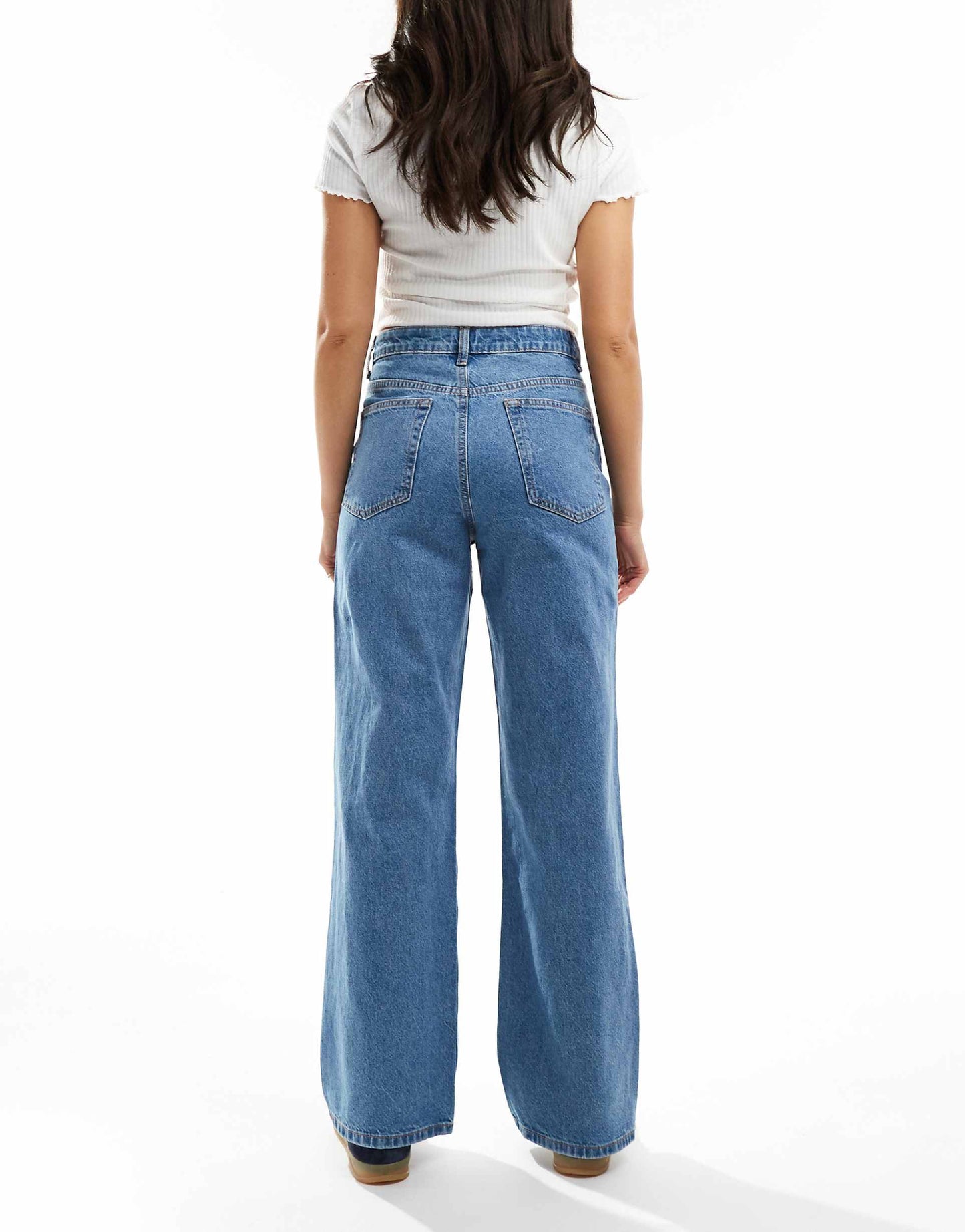 High Waist Wide Leg Dad Jeans
