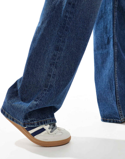High Waist Wide Leg Dad Jeans