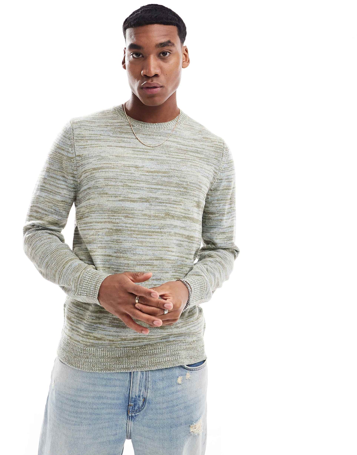 Knitted Space Dye Jumper