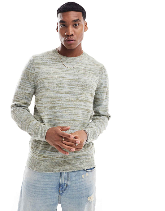 Knitted Space Dye Jumper