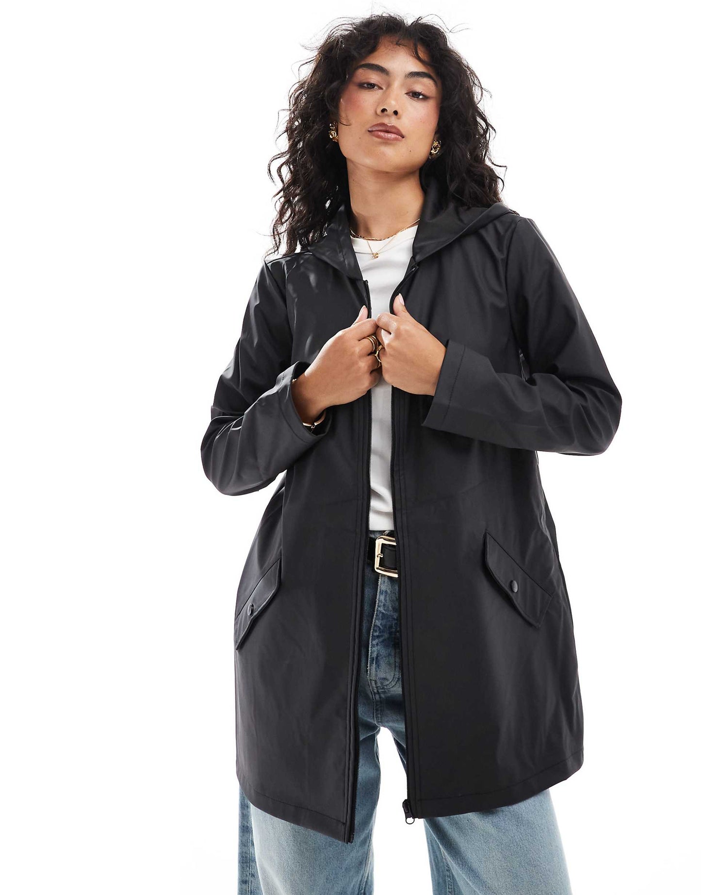Hooded Raincoat