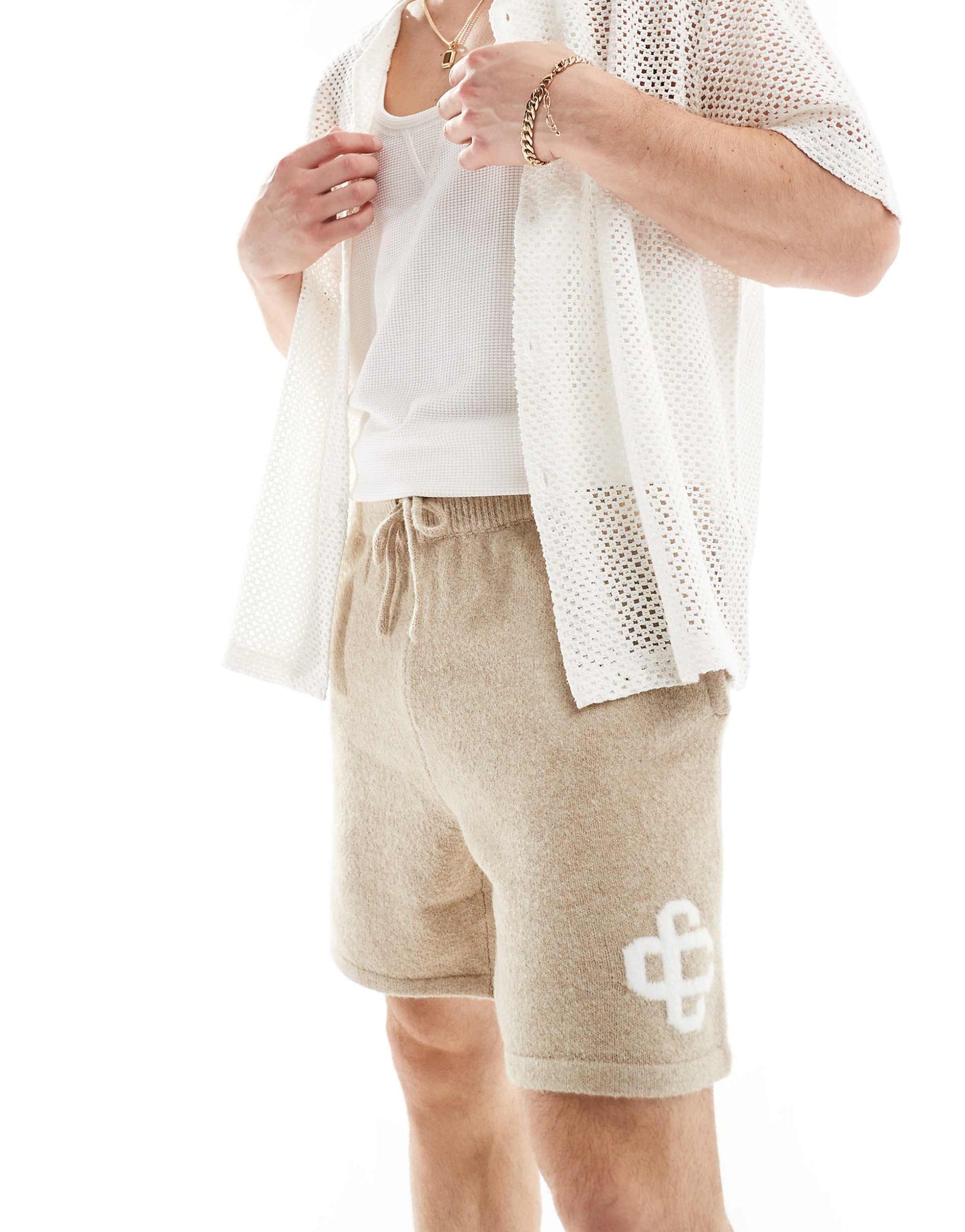 Emblem Knitted Shorts