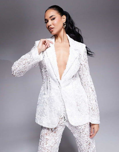 Lace Tailored Co-Ord Blazer