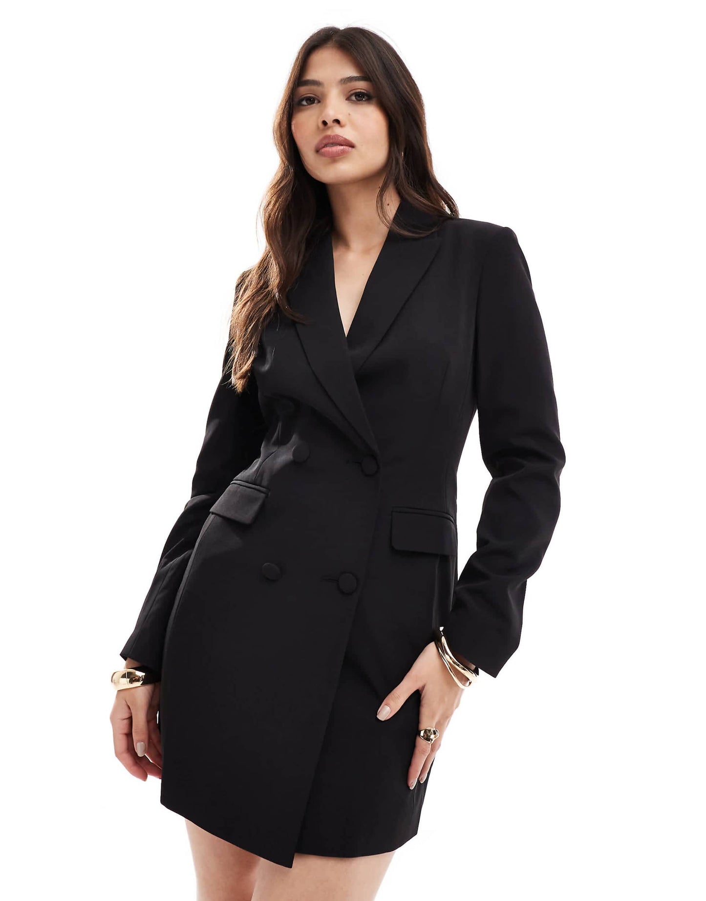 Fitted Waist Blazer Dress