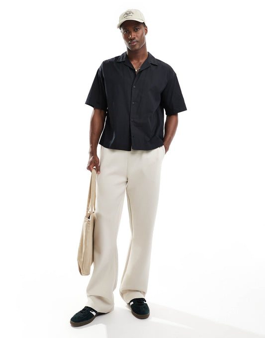 Cropped Boxy Fit Shirt