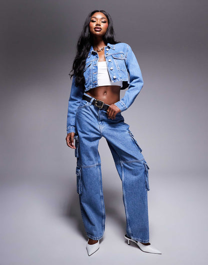 Super Crop Denim Jacket