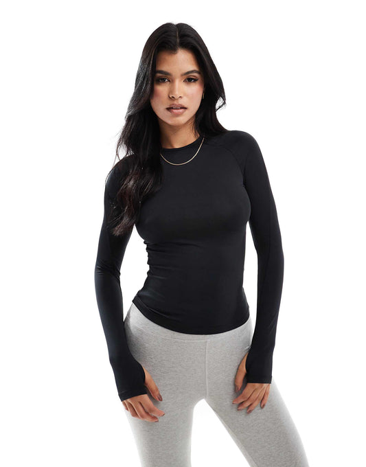 Icon Slim Fit Active Long Sleeve Top