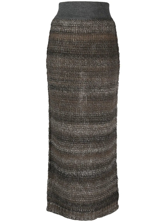 Lynette Knitted Midi Skirt