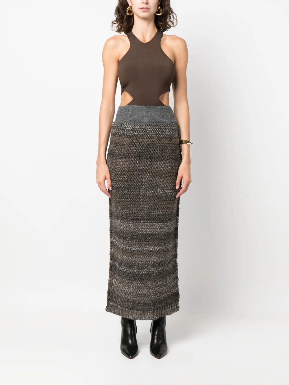 Lynette Knitted Midi Skirt