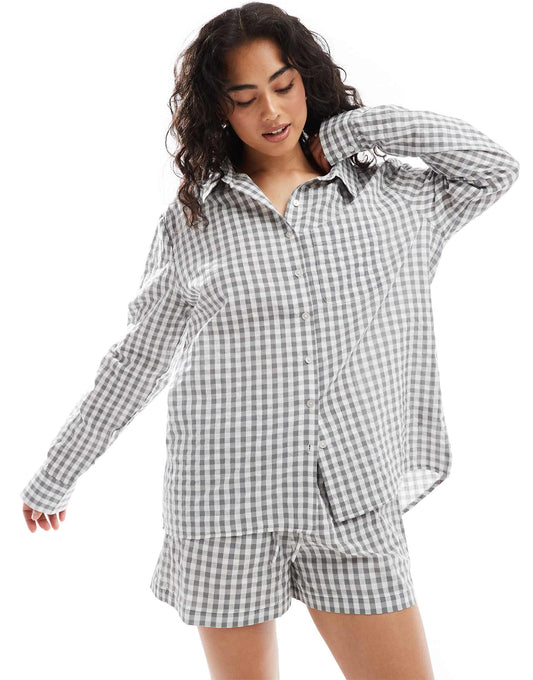 Mix&Match Oversized Pyjama Shirt