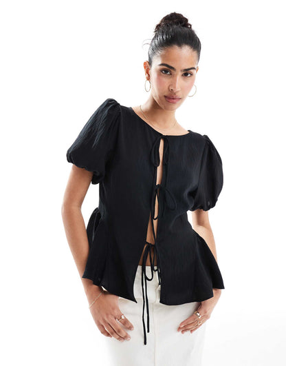 Multi-Functional Puff Sleeve Blouse