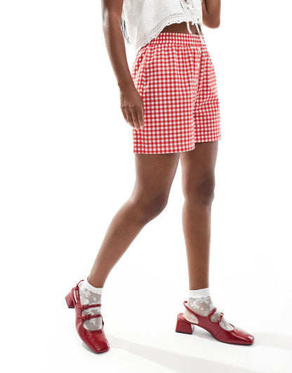 Gingham Boxer Shorts