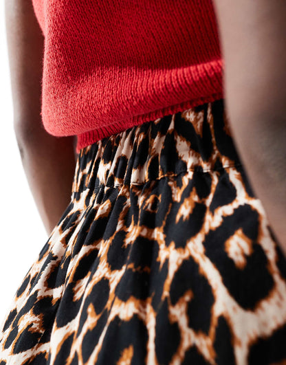 Leopard Print Boxer Shorts