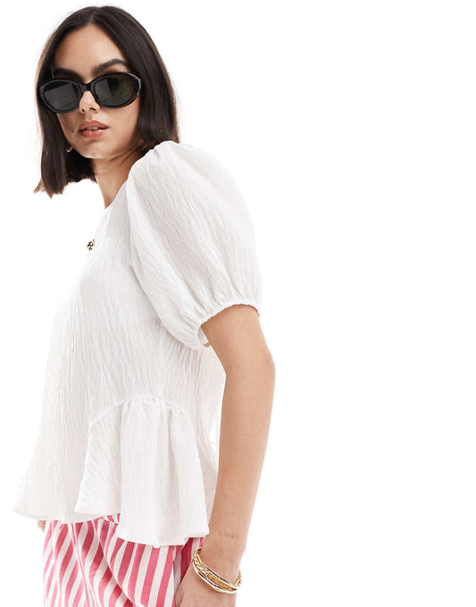 Multi-Functional Puff Sleeve Blouse