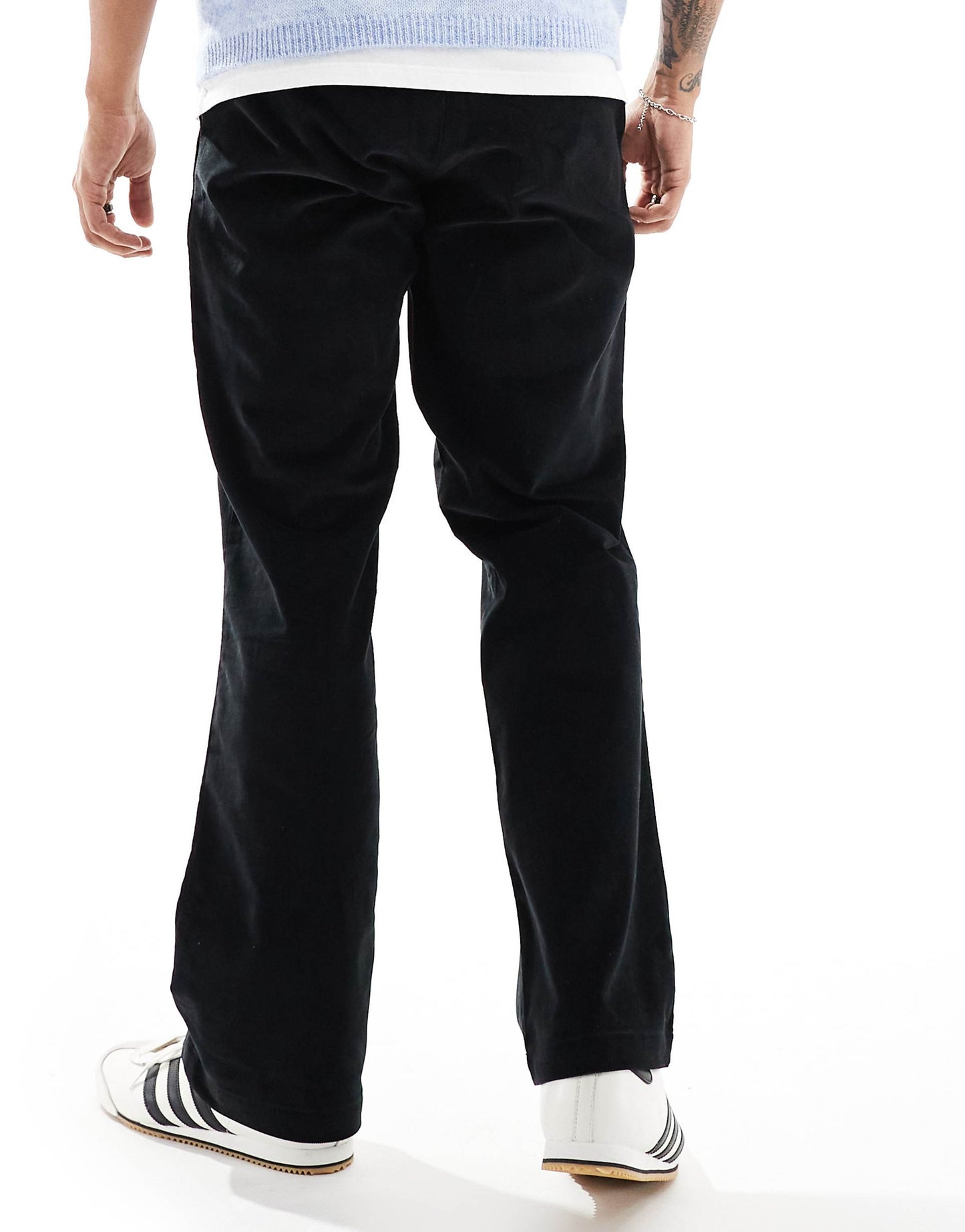 Flat Front Cord Trousers