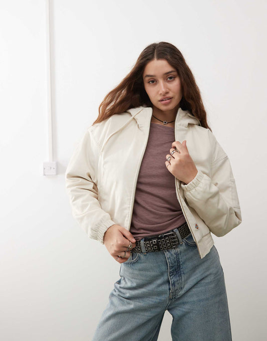 Cord Hooded Jacket