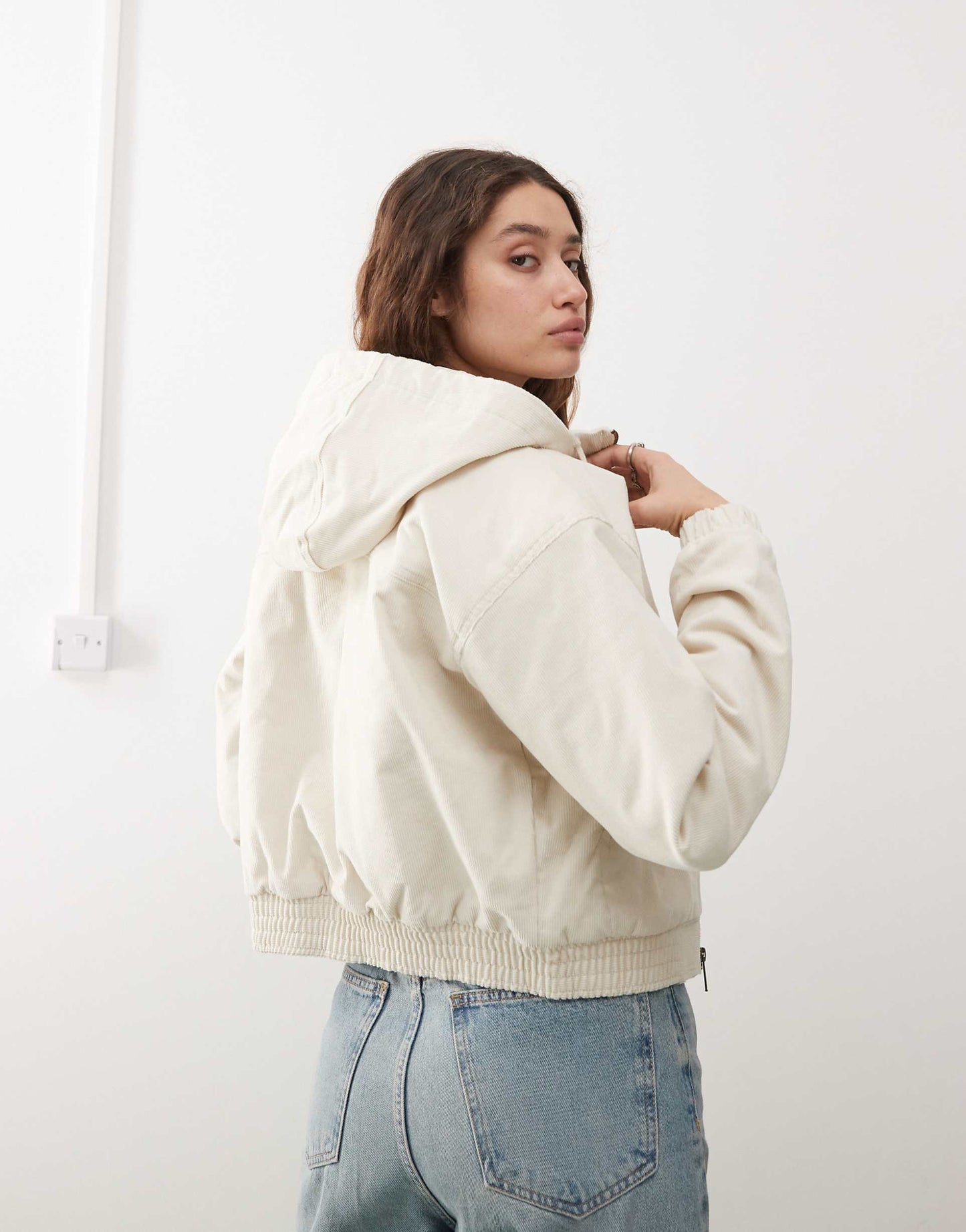 Cord Hooded Jacket