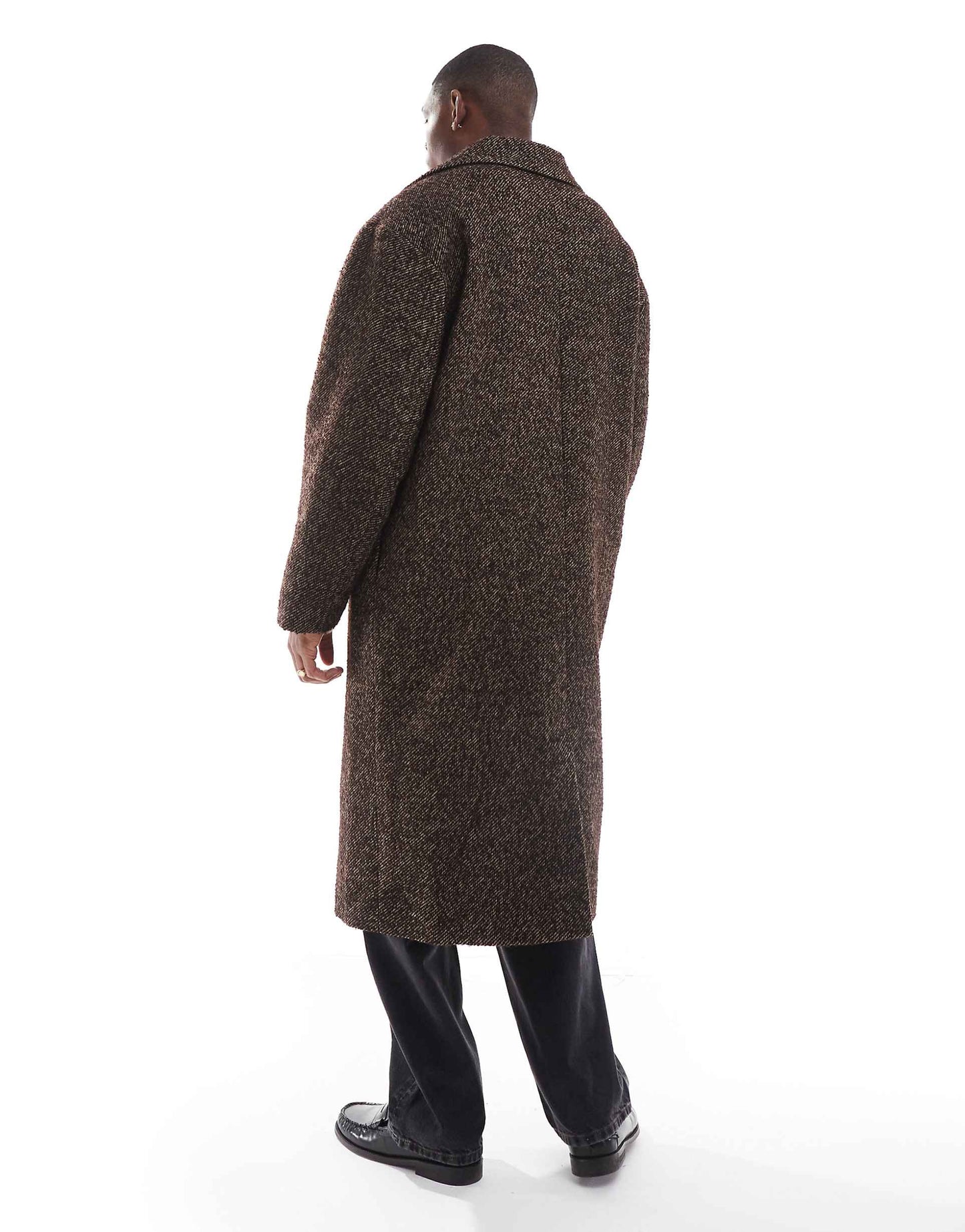 Oversized Wool Look Overcoat