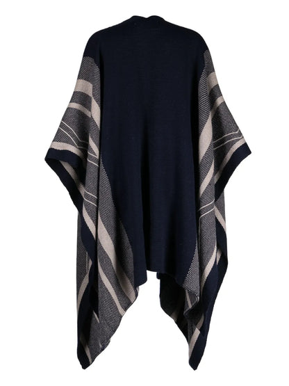 Striped Alpaca Duster