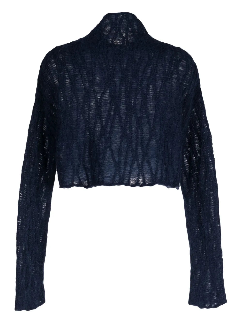 Manos Cable High-Neck Jumper