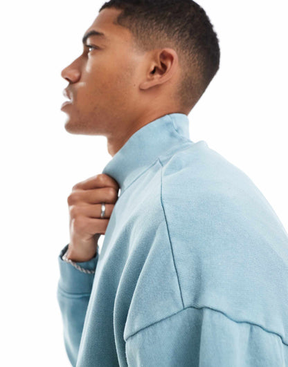Acid Wash High Neck Top