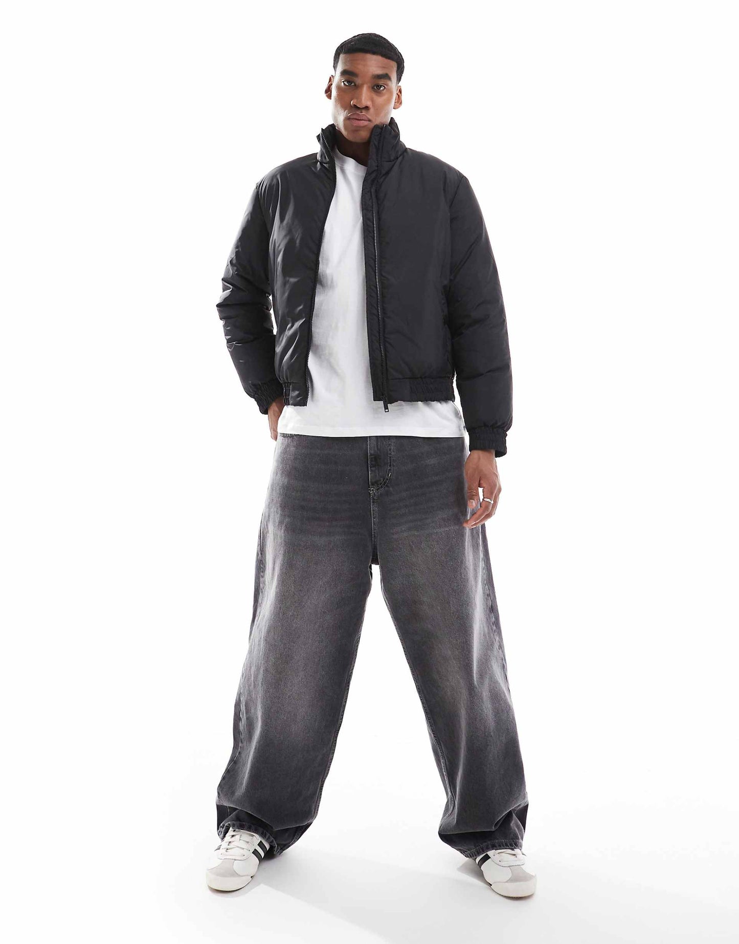 High Collar Bomber Jacket