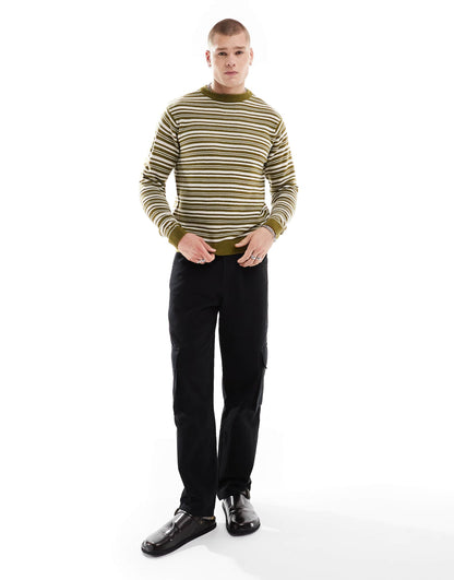 Striped Round Neck Jumper