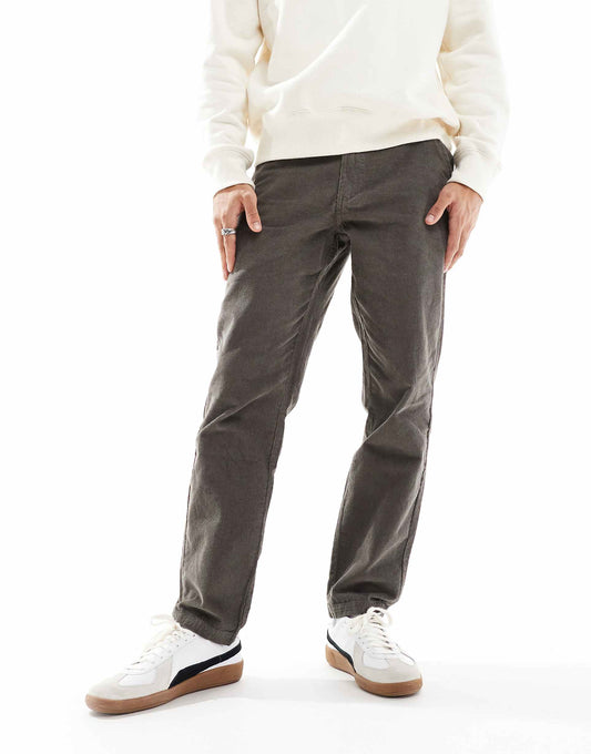 Cord Straight Leg Trousers