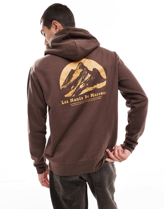Les Monts Slogan Hoodie