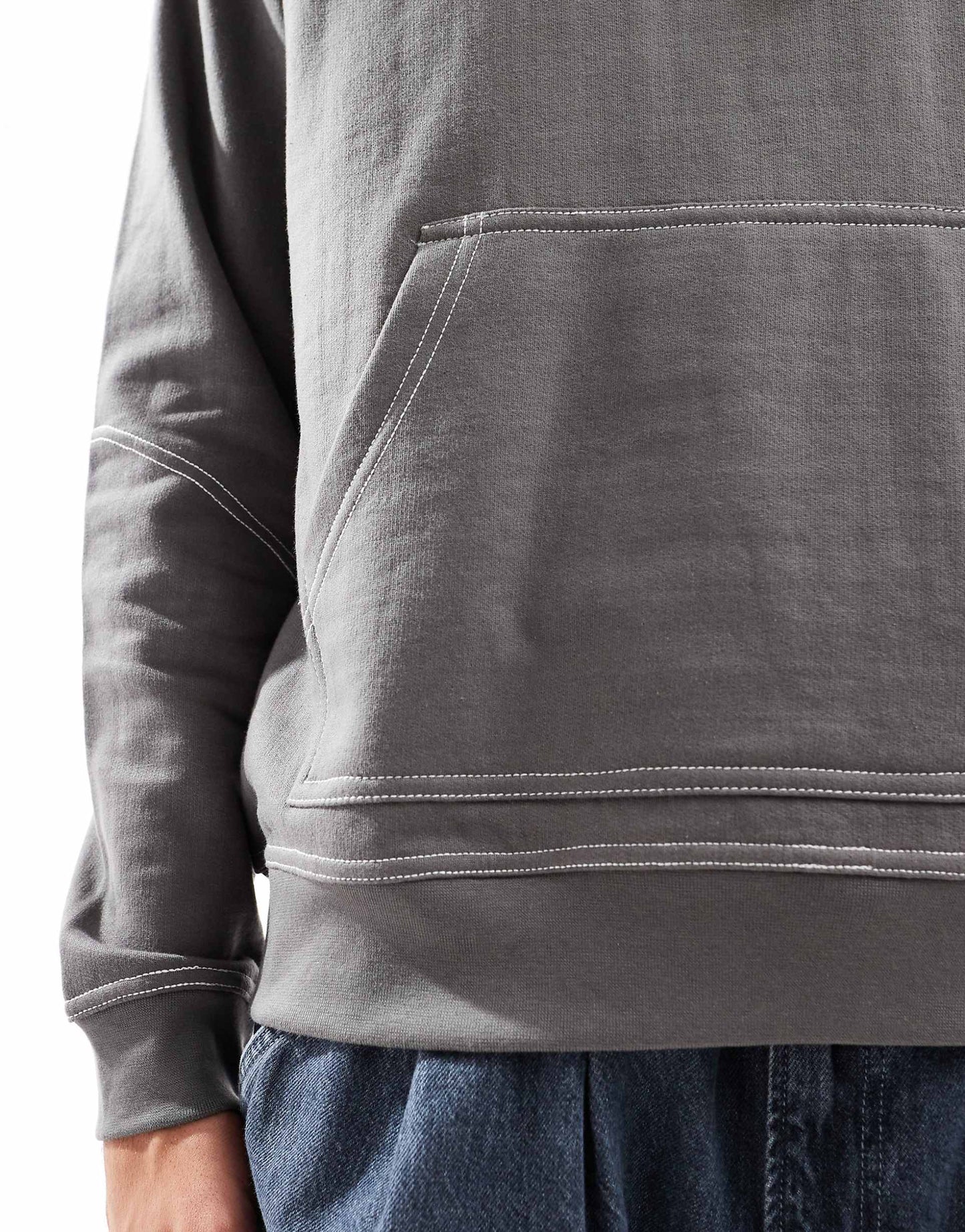 Contrast Stitch Hoodie