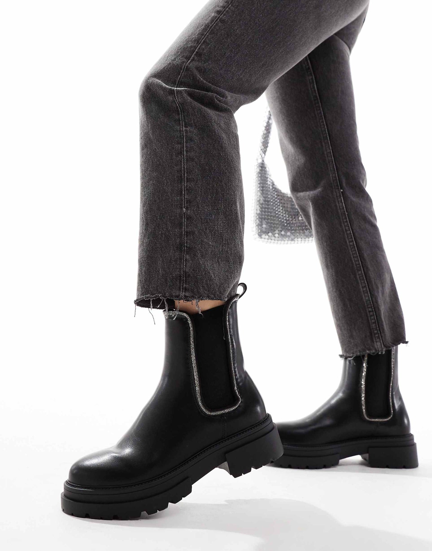 Ankle Boots With Embellisment