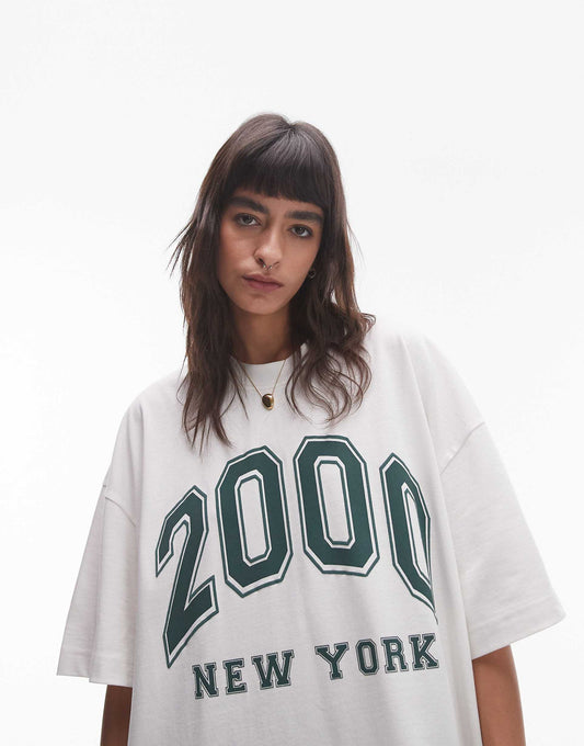 Premium Graphic 2000 New York Oversize Tee