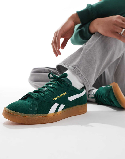 Club C Grounds Suede Trainers With Gum Sole