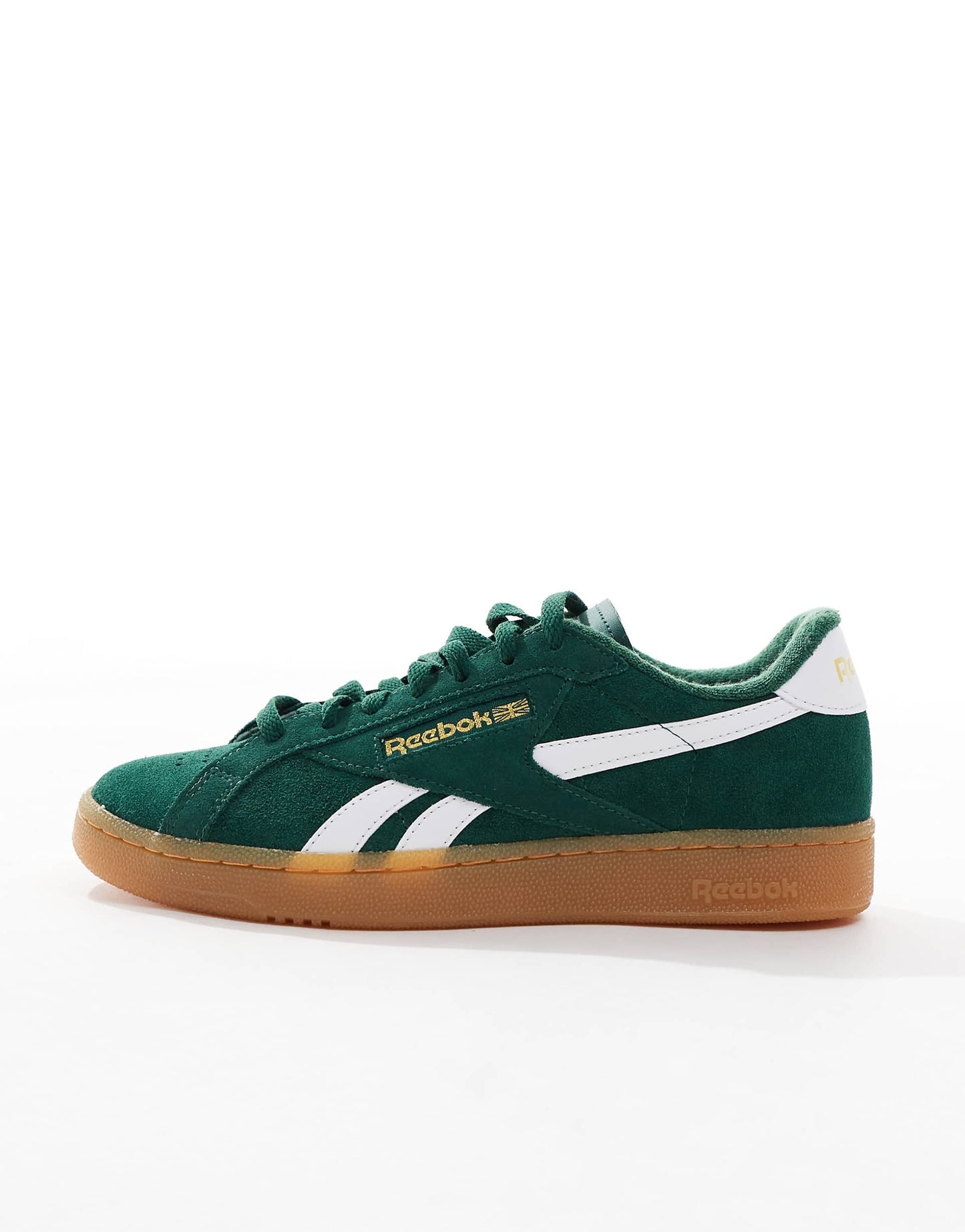 Club C Grounds Suede Trainers With Gum Sole