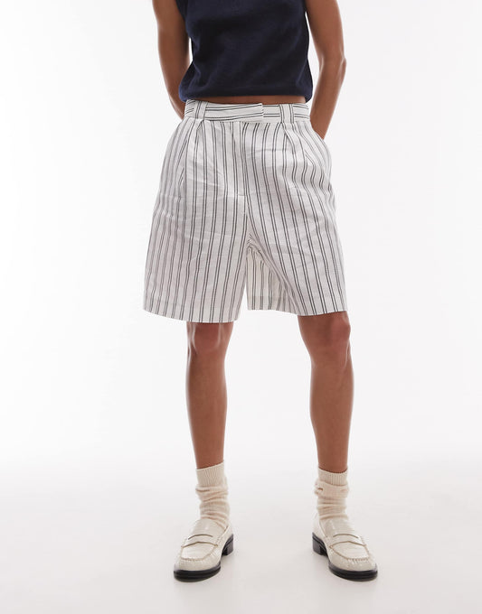 Stripe Tailored Short