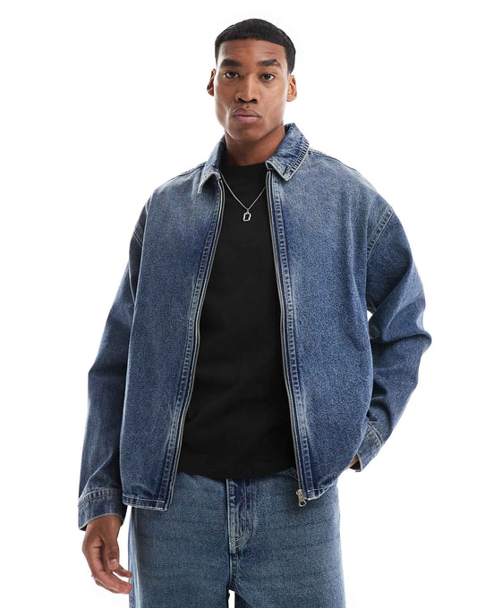 Co-Ord Boxy Fit Coach Jacket