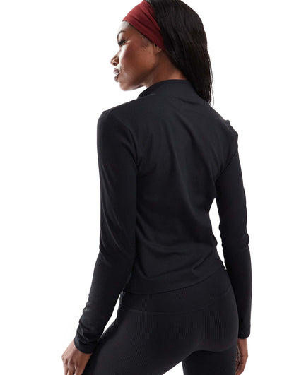 Active Rib Zip Up Performance Track Top