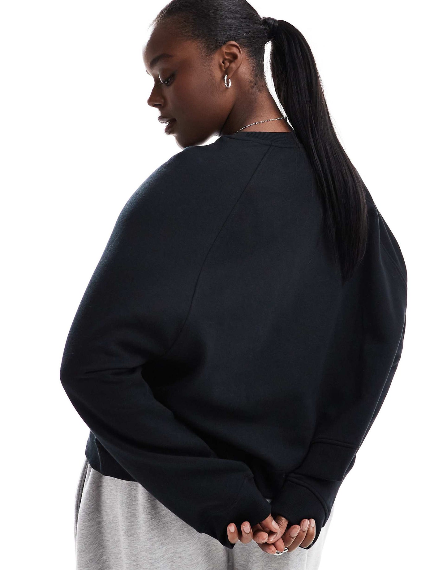 Curve Oversized Sweat With Raglan Detail