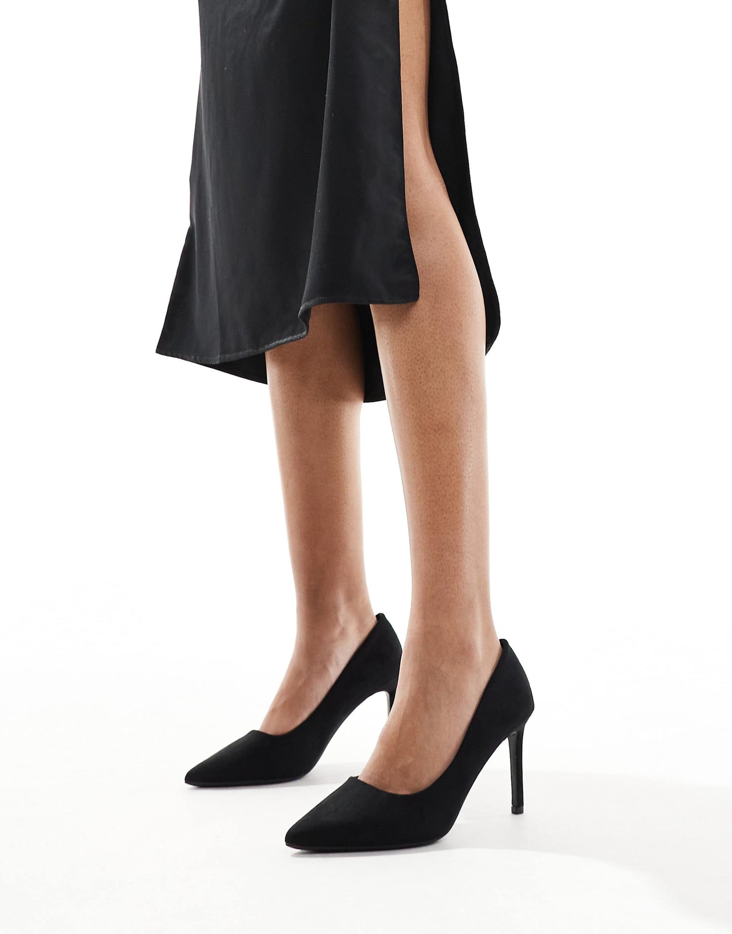 Pointed Court Shoes With Stiletto Heel