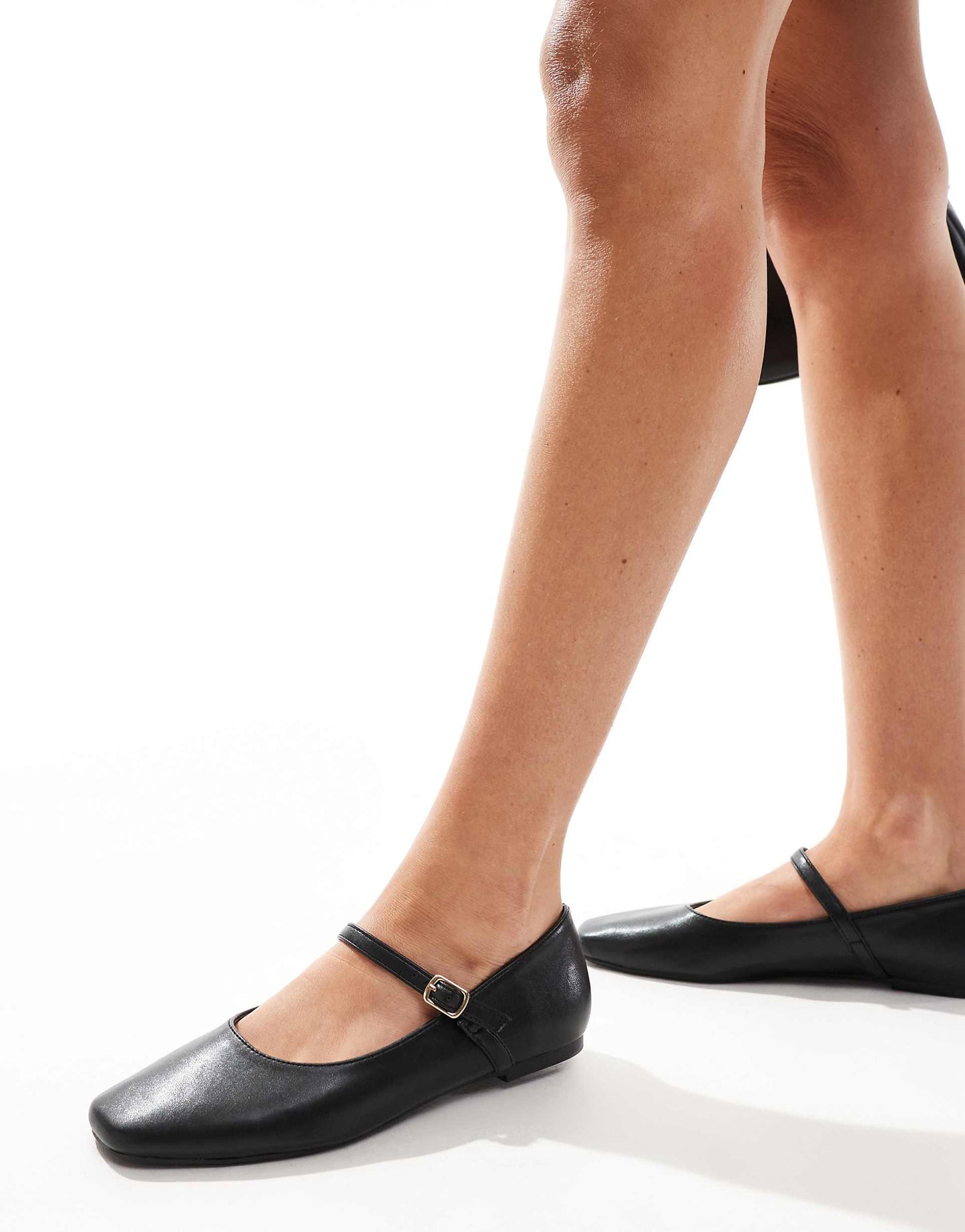 Buckle Strap Ballet Flats