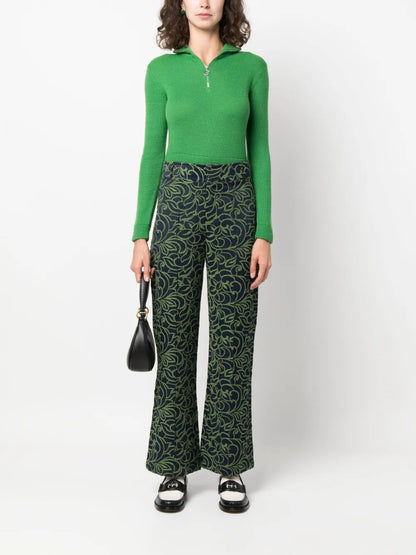 Yoshitomo Jacquard Trousers