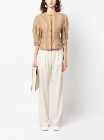Charlotte Straight-Leg Trousers