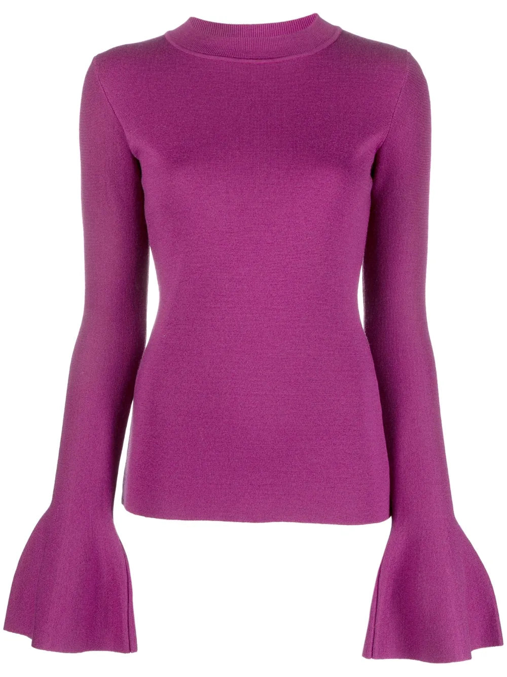 Joan Flared-Sleeve Knitted Jumper