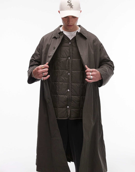 Oversized Mac With Removeable Lining