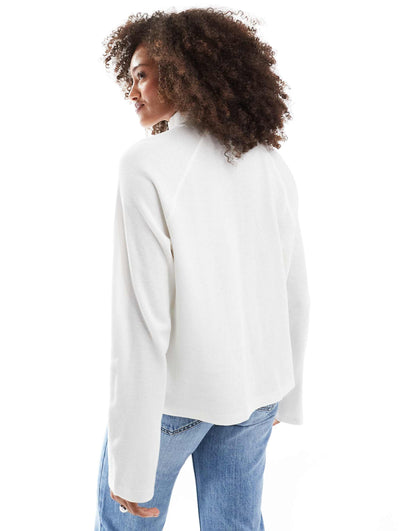 Crop Boxy Long Sleeve Henley